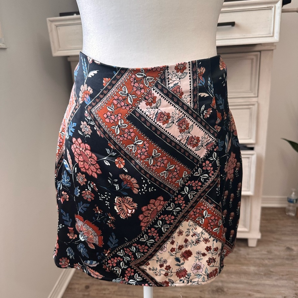 Rustic mismatch skirt